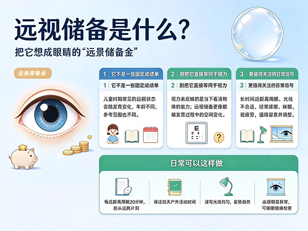 远视储备是什么什么时候会用完 易视界视光中心