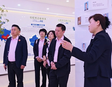 热烈欢迎春化雨党支部樊永成书记、李海勇部长、谢新征主任莅临易视界参观考察